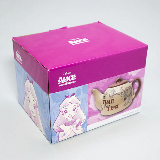 Tetera Ceramica 680 Ml Alicia en el Pais de las Maravillas