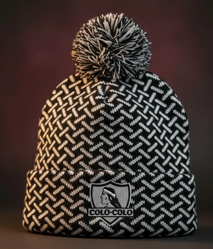 Gorro Pompon Colo Colo