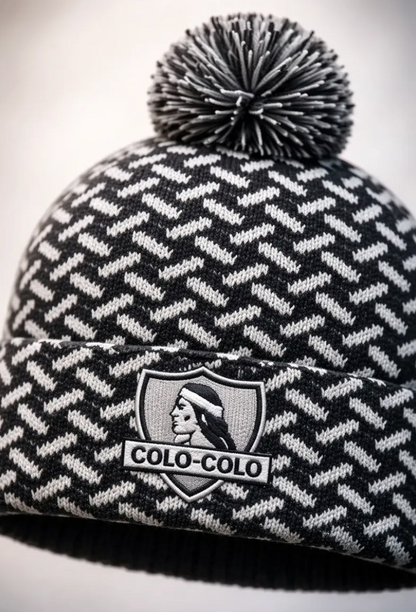 Gorro Pompon Colo Colo