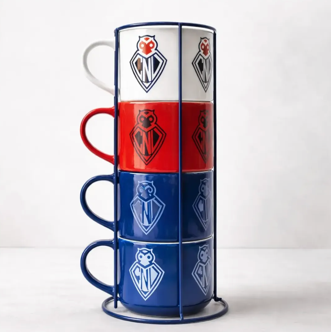 x Mayor Set U de Chile 4 Tazones De Colección 400ml
