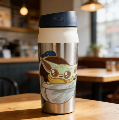 Vaso Mug Boton Grogu Star Wars Yoda