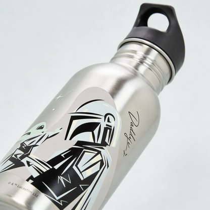 Botella Metálica 600ml Star Wars Yoda