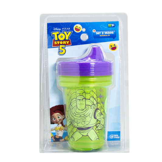 Set 3 Vasos Reutilizables Toy Story 5