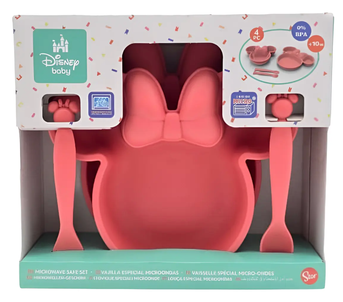 Set de Alimentacion 4 Piezas Minnie