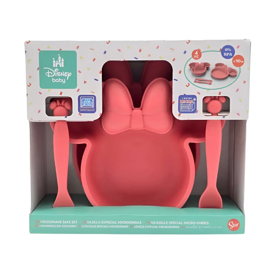 Set de Alimentacion 4 Piezas Minnie