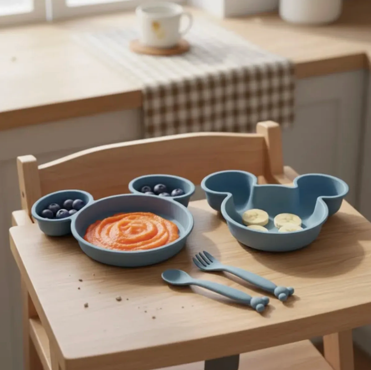 Set de Alimentacion 4 Piezas Mickey