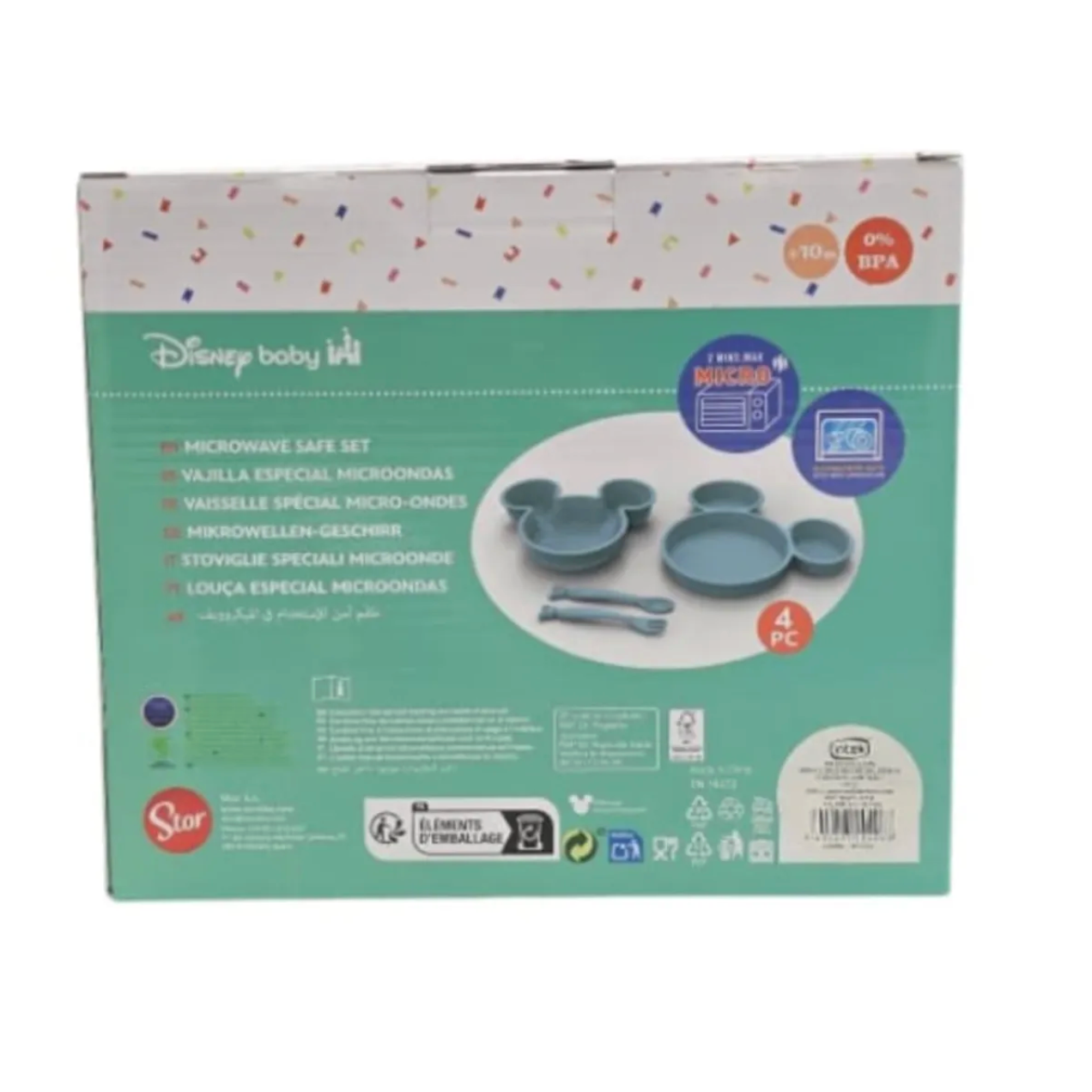 Set de Alimentacion 4 Piezas Mickey
