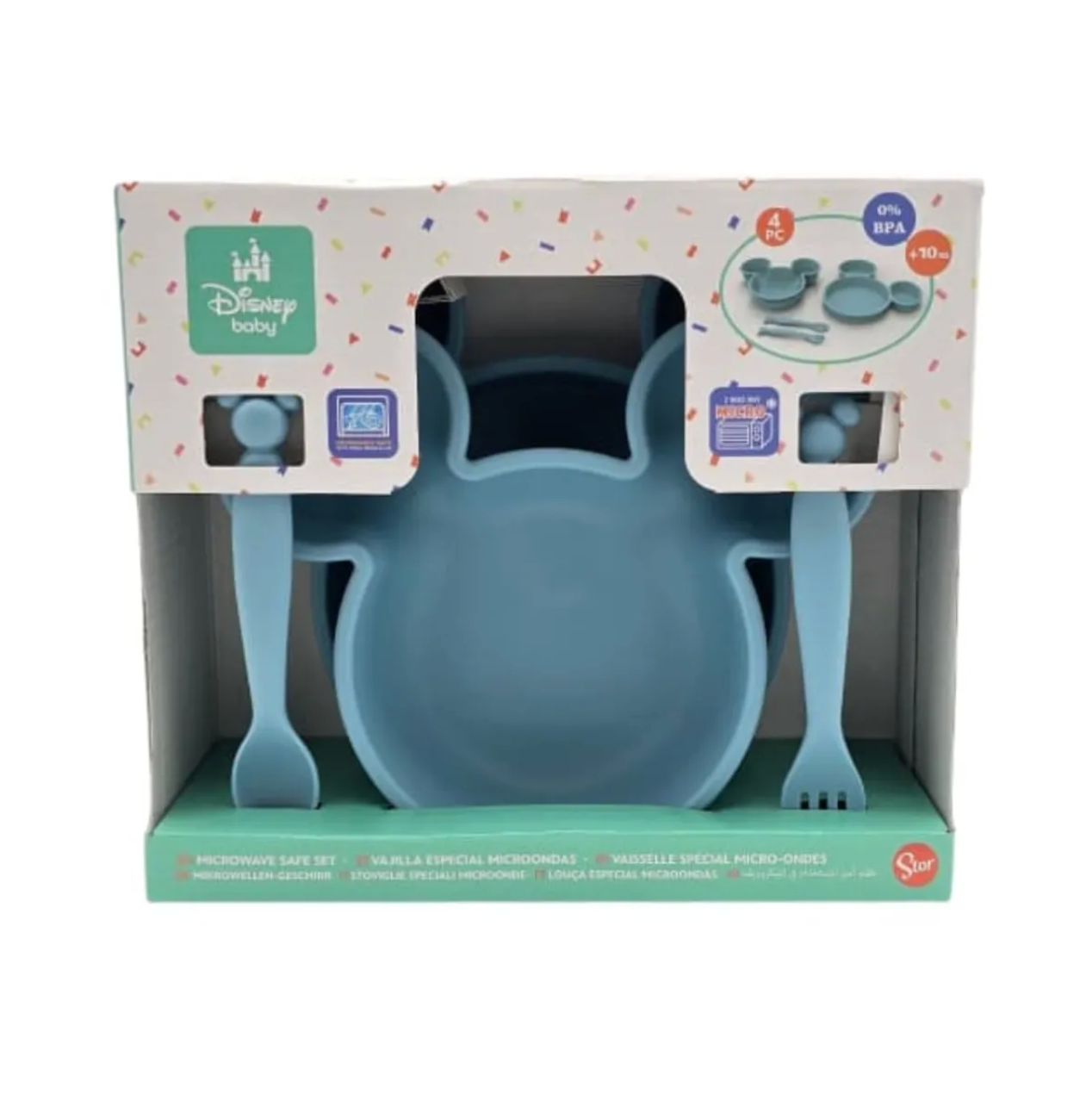Set de Alimentacion 4 Piezas Mickey