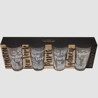 x Mayor Set 4 Vasos City Collection Glasso