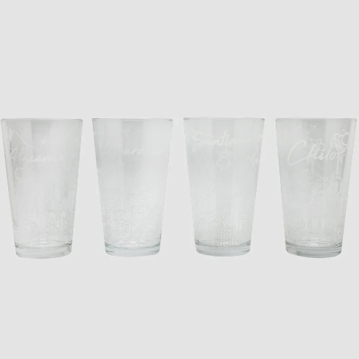 Set 4 Vasos Chile Collection Glasso