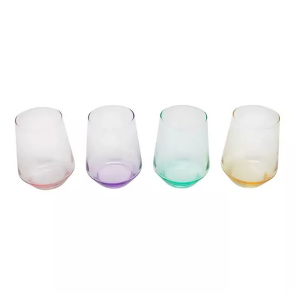 x Mayor Set 4 Vasos Color Glasso