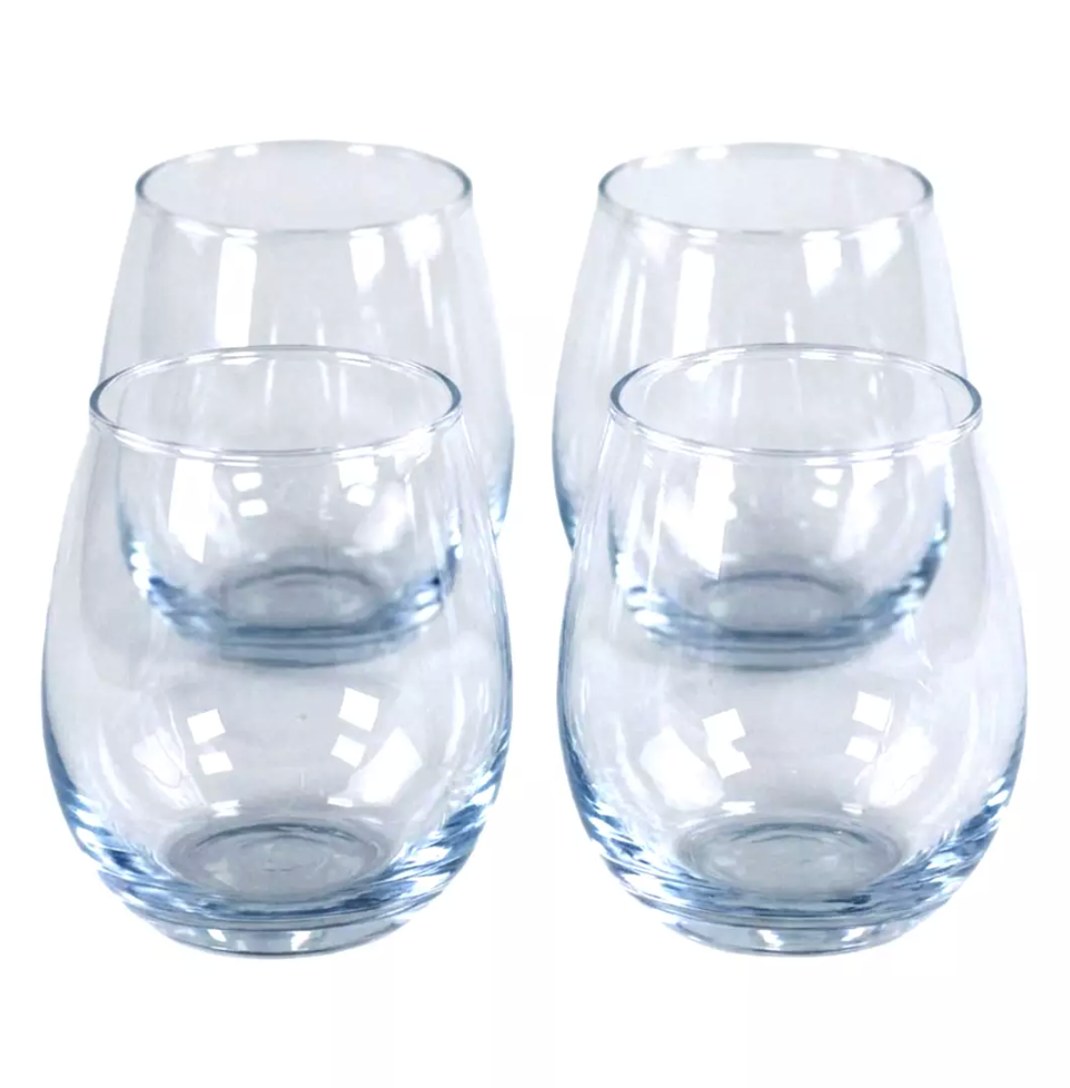 Set 4 Vasos Redondo Bajo 480cc Ginebra Glasso