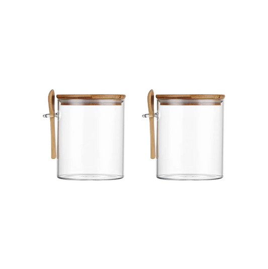 Set 2 Canister Redondos Glasso