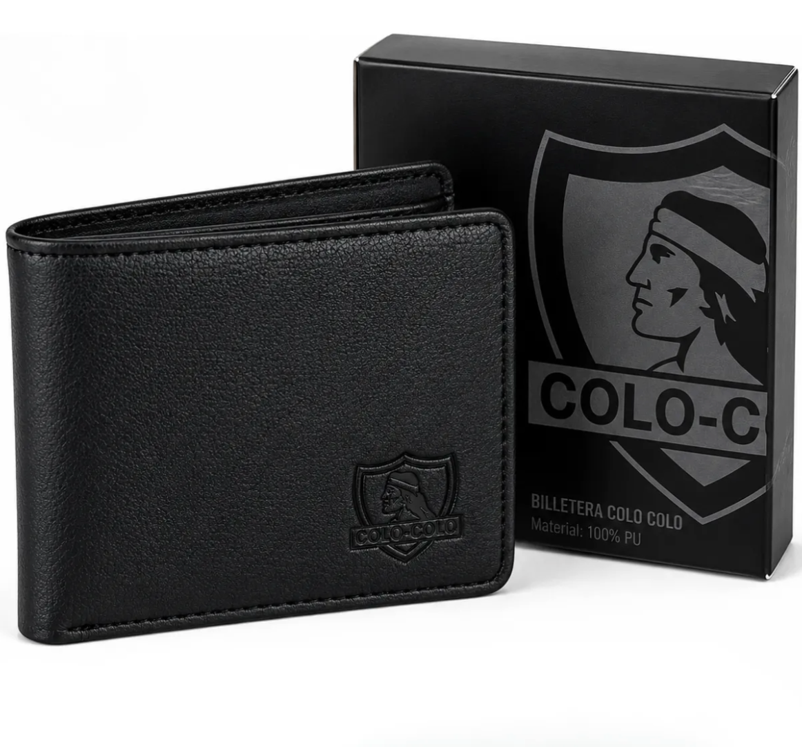 Billetera Cuero Colo Colo