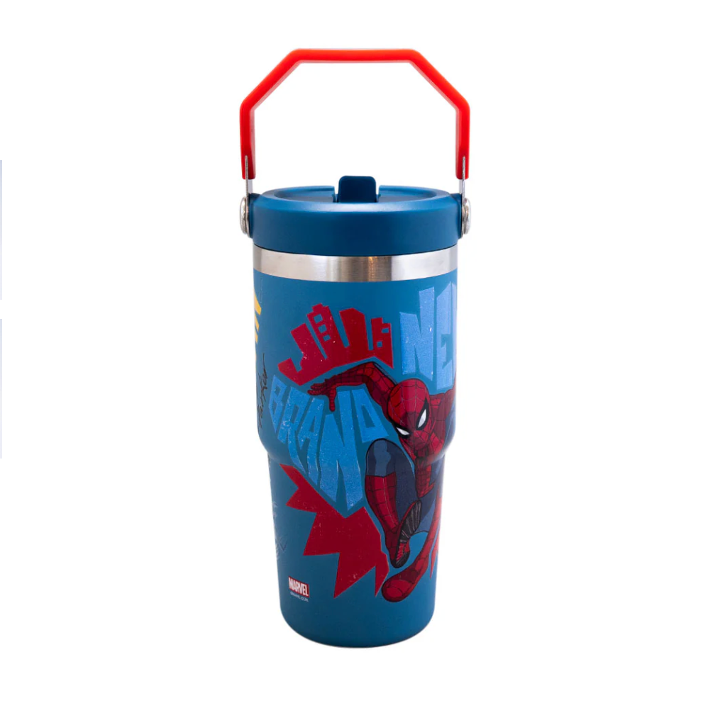 Botella Insulada Con Mango 590ml Spiderman