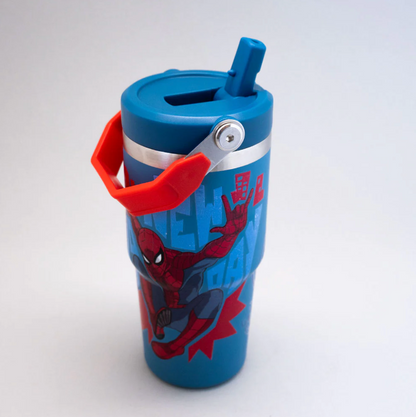 Botella Insulada Con Mango 590ml Spiderman