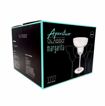 x Mayor Set 4 Copas Margarita Glasso