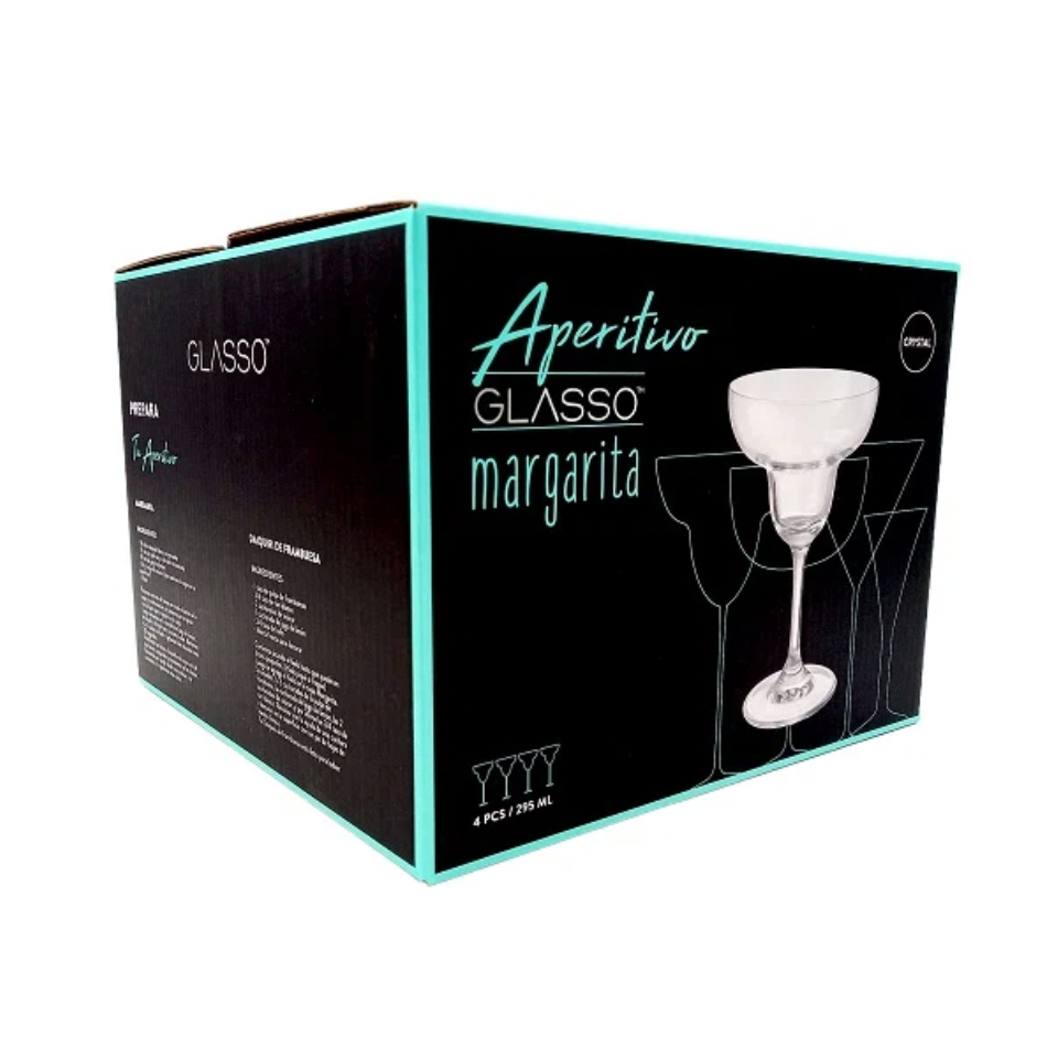 Set 4 Copas Margarita Glasso