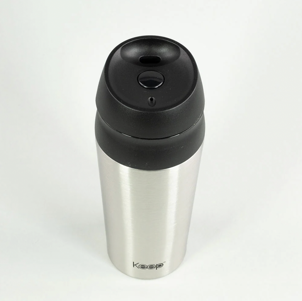 Mug Boton Value Keep Negro