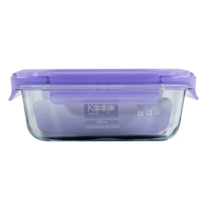 Hermetico Rectangular Keep Value 400ml