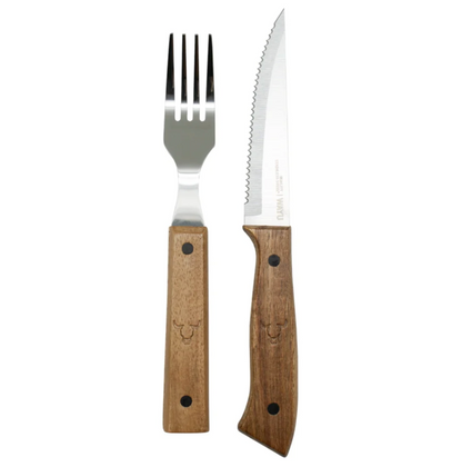 Set Cuchillos Y Tenedores Prm 8 Pcs Wayu