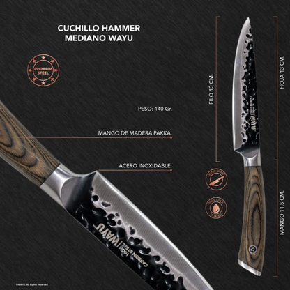 Cuchillo Hammer Mediano Wayu