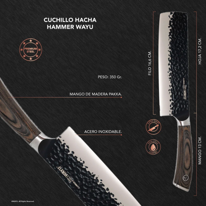 Cuchillo Hacha Hammer Wayu