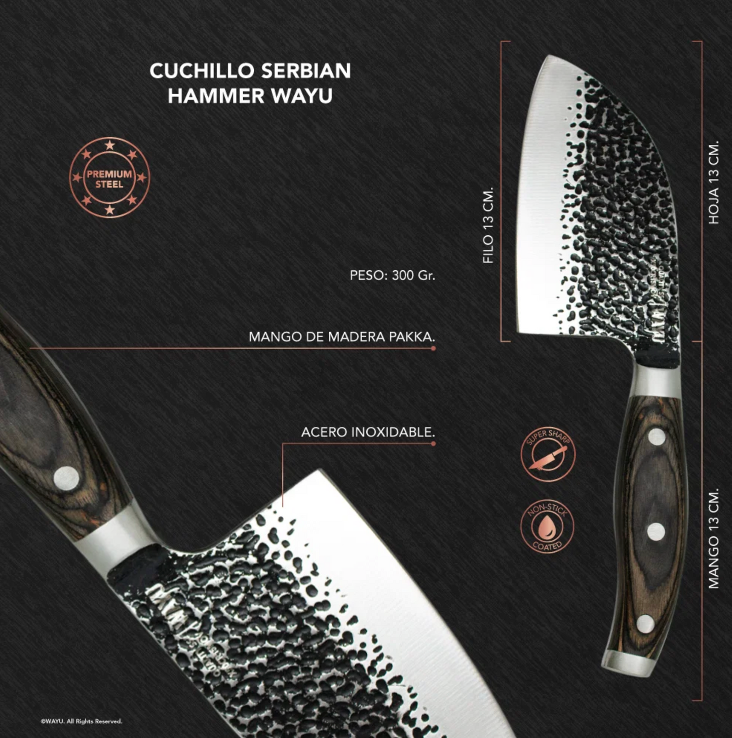 Cuchillo Hammer Serbian Wayu