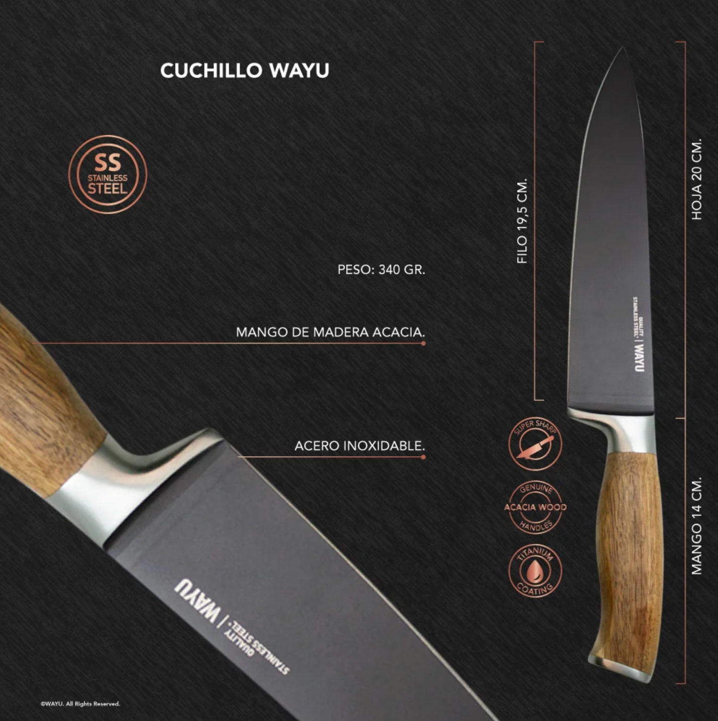 Cuchillo Wayu