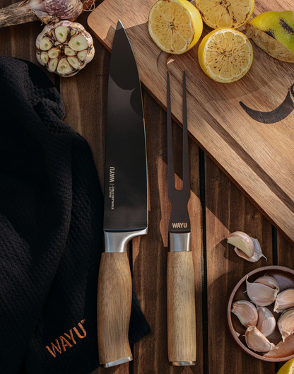 Cuchillo + Tenedor Wayu