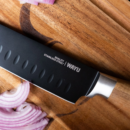 Cuchillo Santoku Wayu