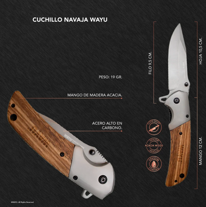 Cuchillo Navaja Wayu