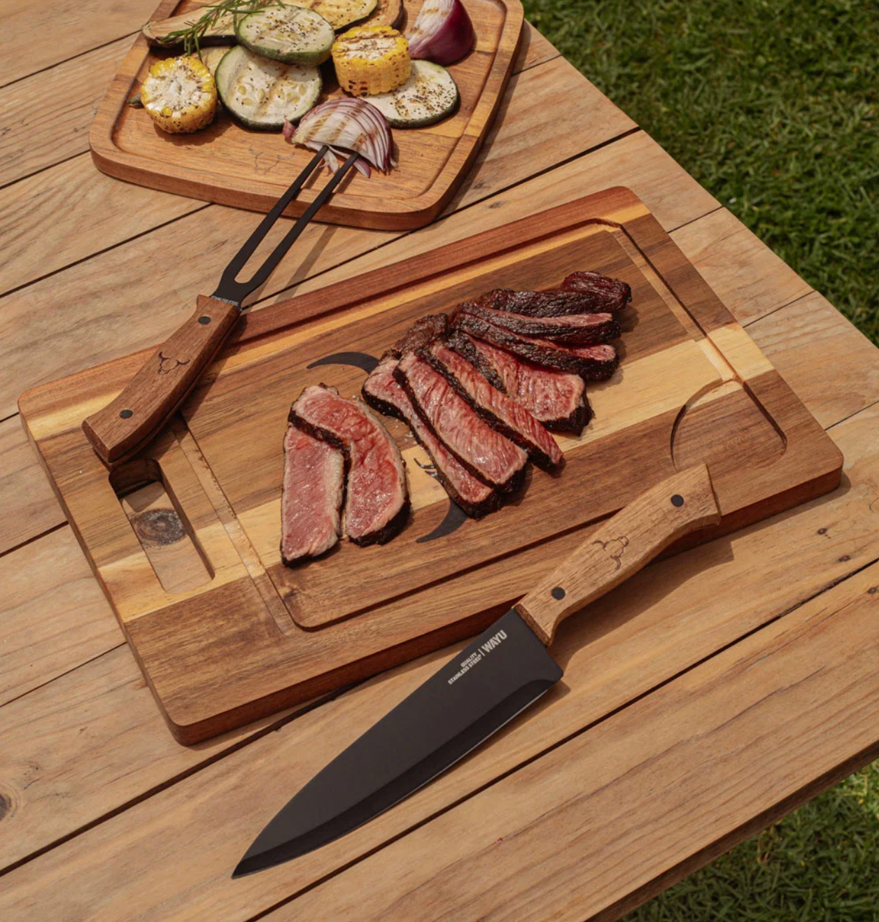 Set Tabla Cuchillo Tenedor Prm Wayu