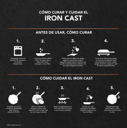Sarten Cuadrado Wayu Iron Cast