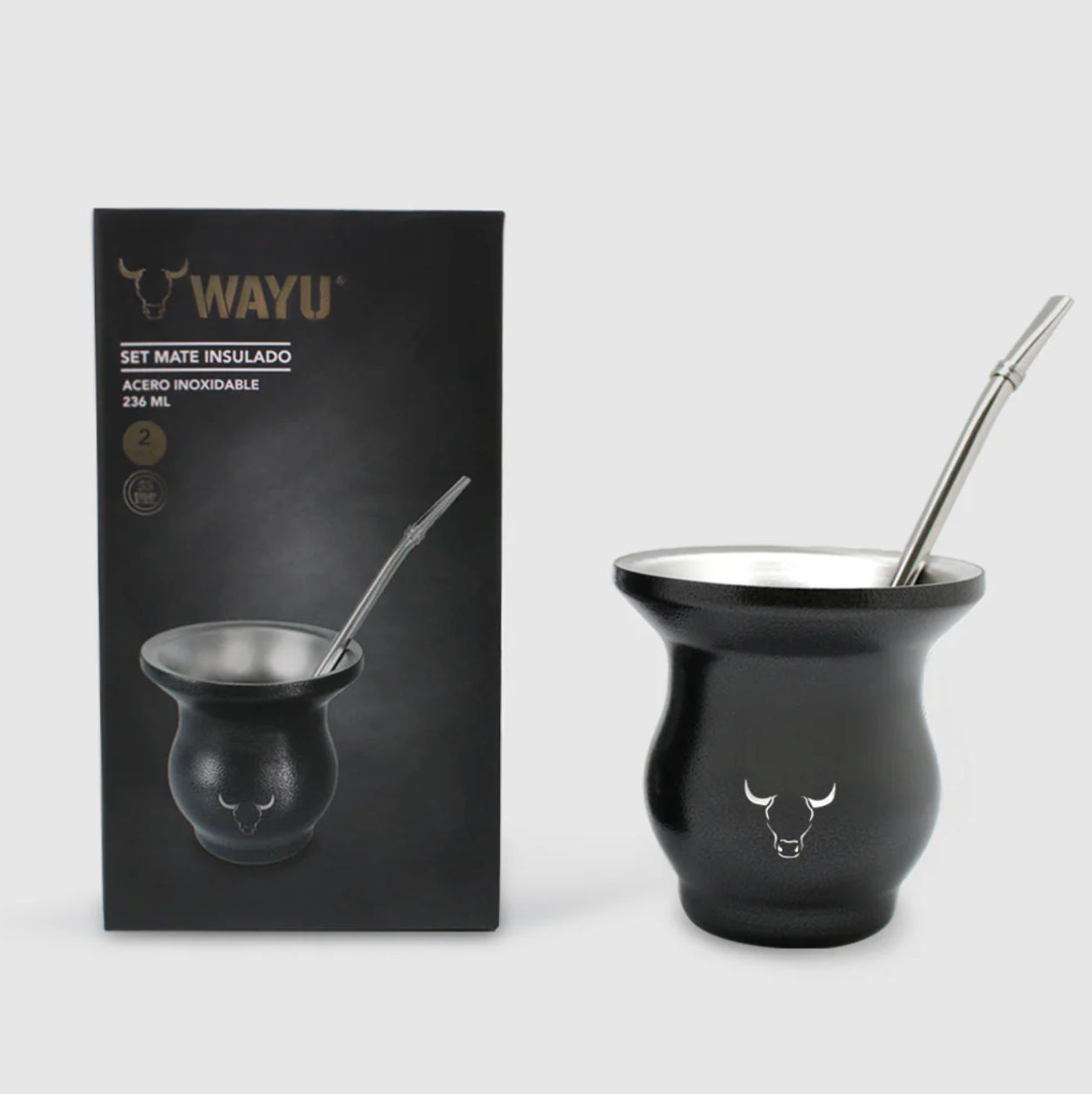 Mate Con Bombilla Wayu