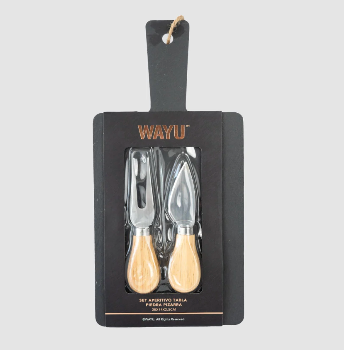 Set Aperitivo Tabla Piedra Pizarra Wayu
