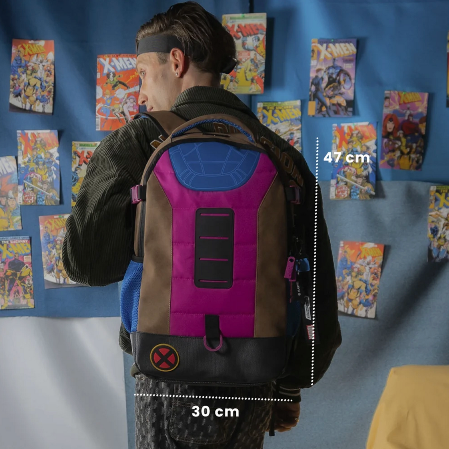 Mochila Marvel Gambito X-men Edición Limitada