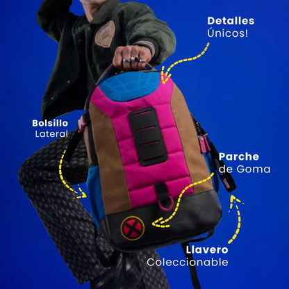 Mochila Marvel Gambito X-men Edición Limitada