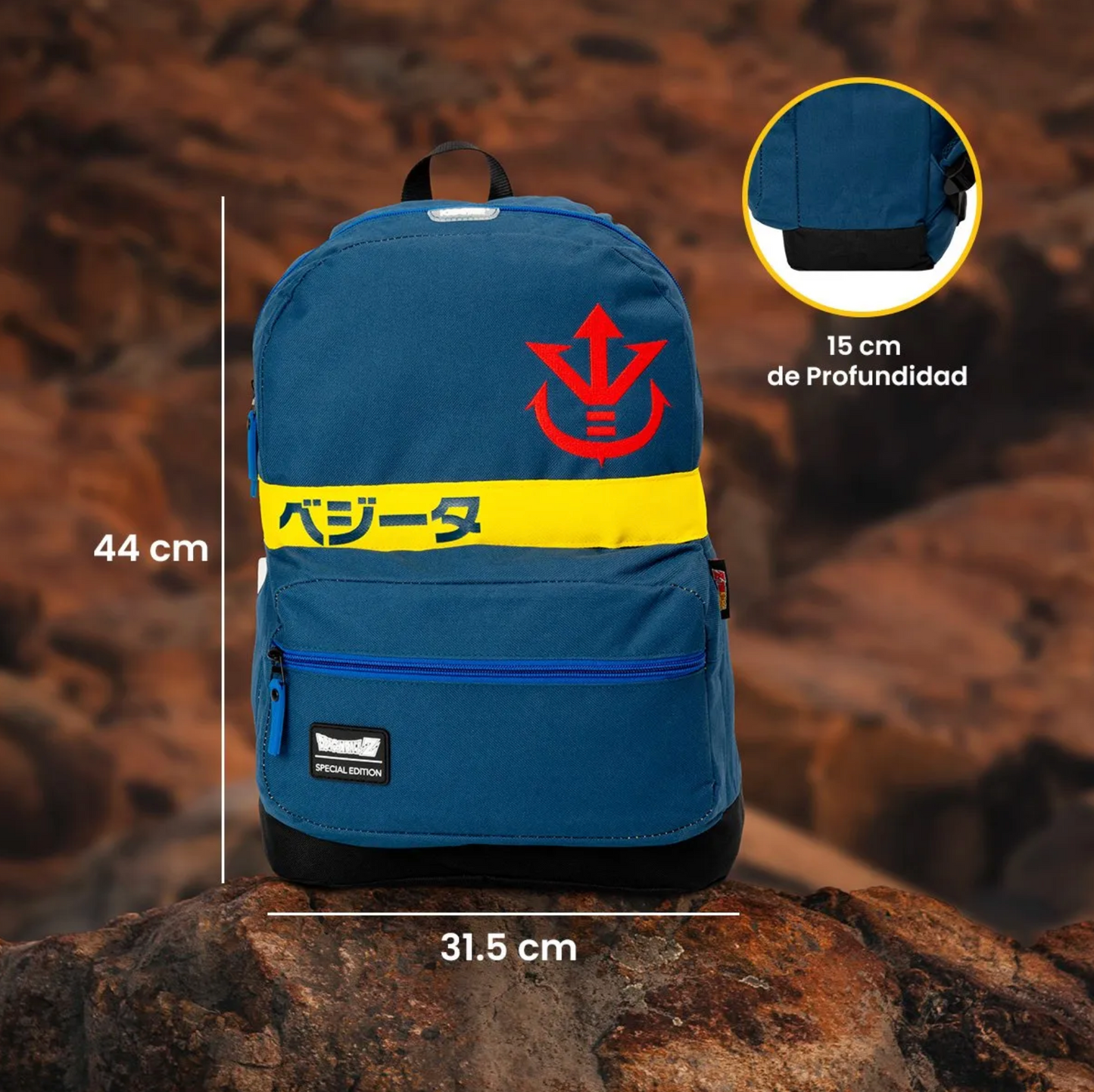 Mochila Dragon Ball Z Juvenil Vegeta