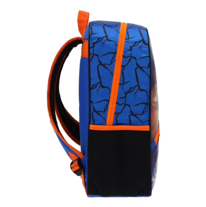 Mochila Escolar Niño Goku Vegeta Azul Dragon Ball Súper