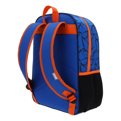 Mochila Escolar Niño Goku Vegeta Azul Dragon Ball Súper