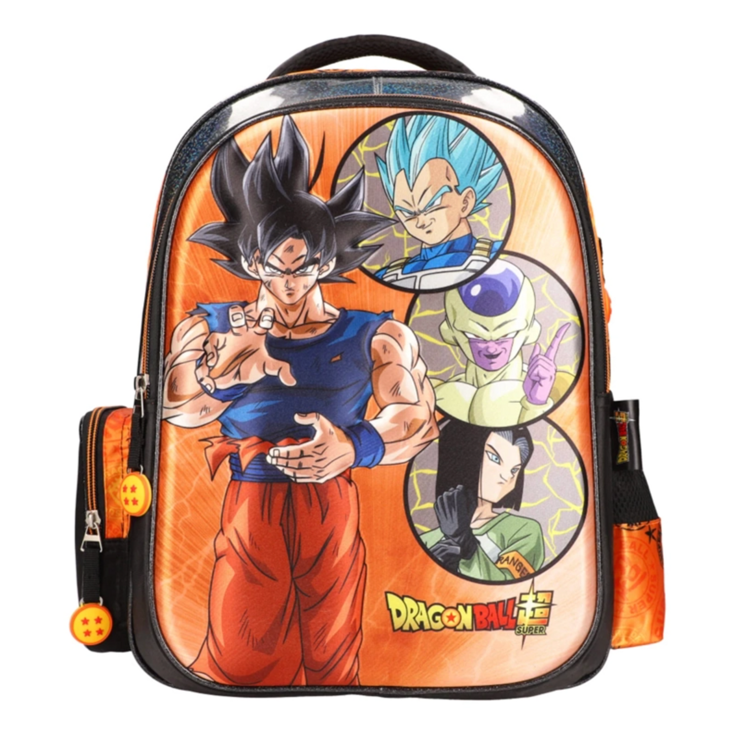 Mochila Dragon Ball Super Infantil Naranja