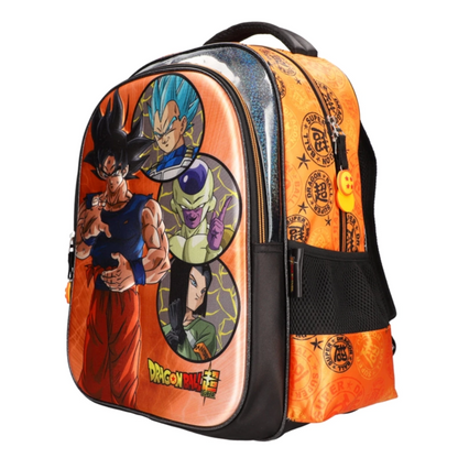 Mochila Dragon Ball Super Infantil Naranja