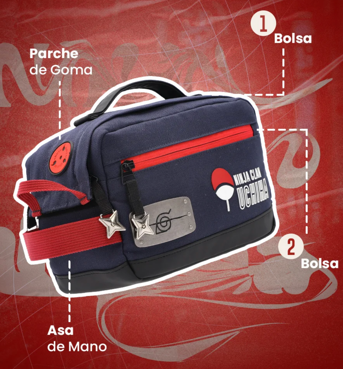 Estuchera Naruto Sasuke Uchiha Last Edition