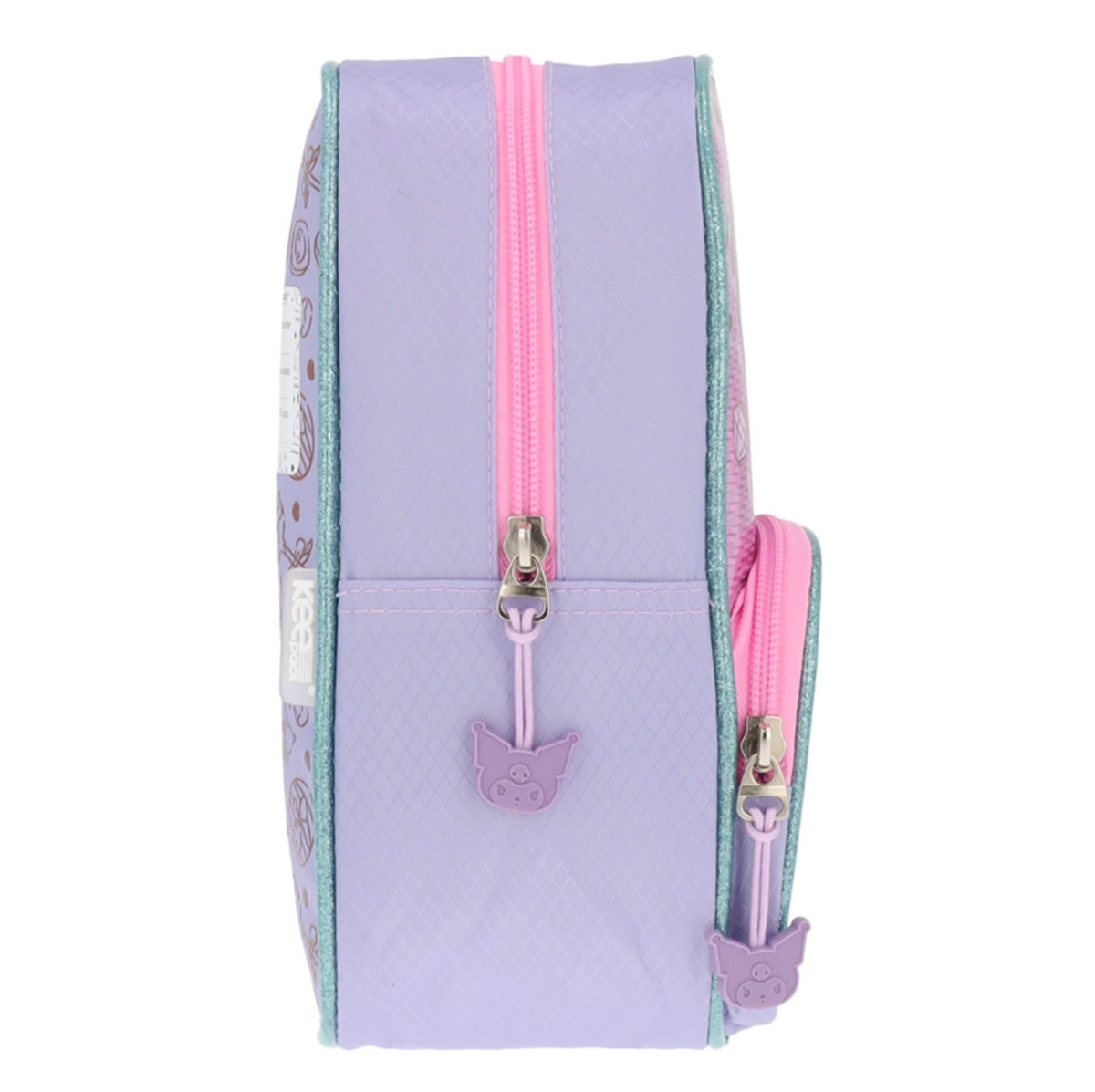 Estuche Kuromi Infantil Lila Cupcake