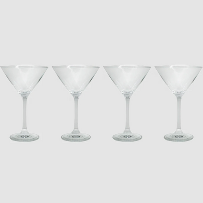 Set 4 Copas Martini Glasso