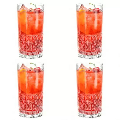 Set 4 Vasos Mix Drinks Vintage Glasso