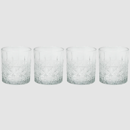 Set 4 Vasos Whisky Vintage Glasso