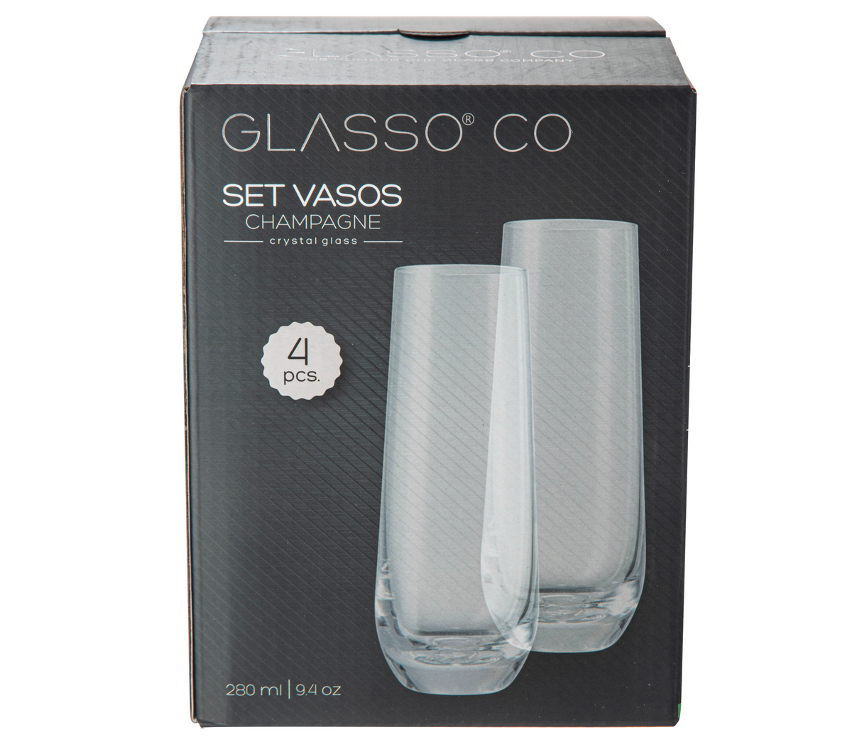 Set 4 Vasos Champagne