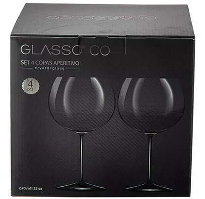 Set 4 Copas Aperitivo Glasso